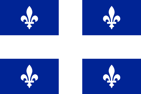 ケベック州の州旗