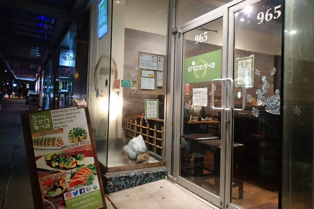 Shizenya（自然や） | バンクーバーにある北米で初めて有機玄米を使っ