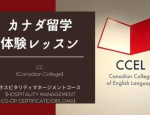 [コープ(Co-op)体験記] Canadian College（CC）ホスピタリティ・マネジメント