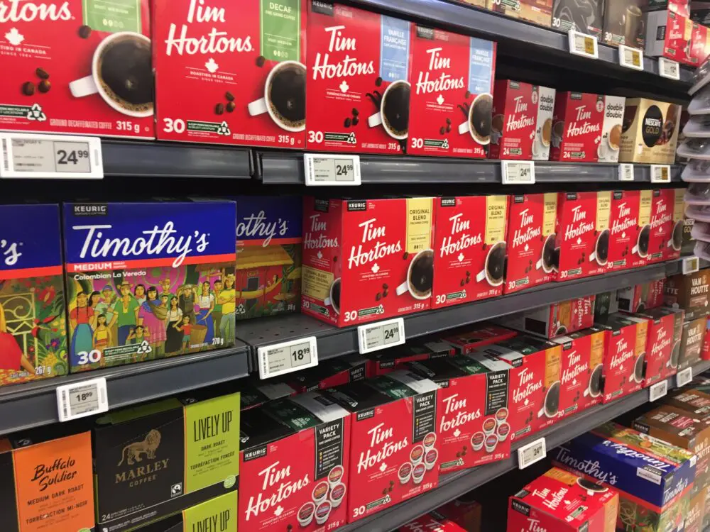 ティムホートンズのコーヒー