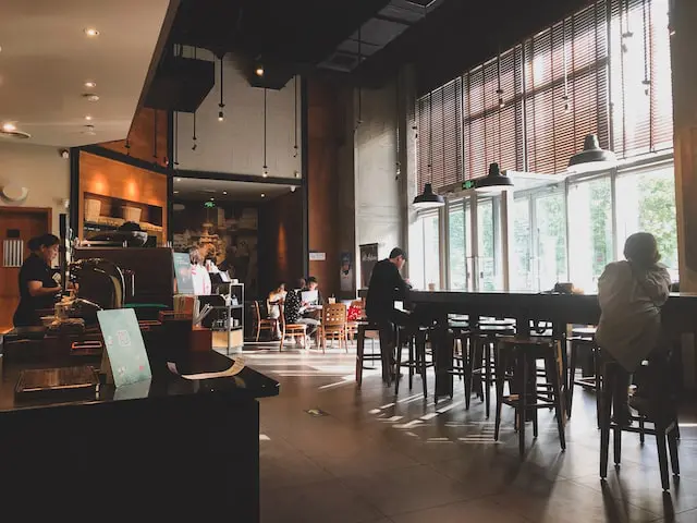 カフェの店内