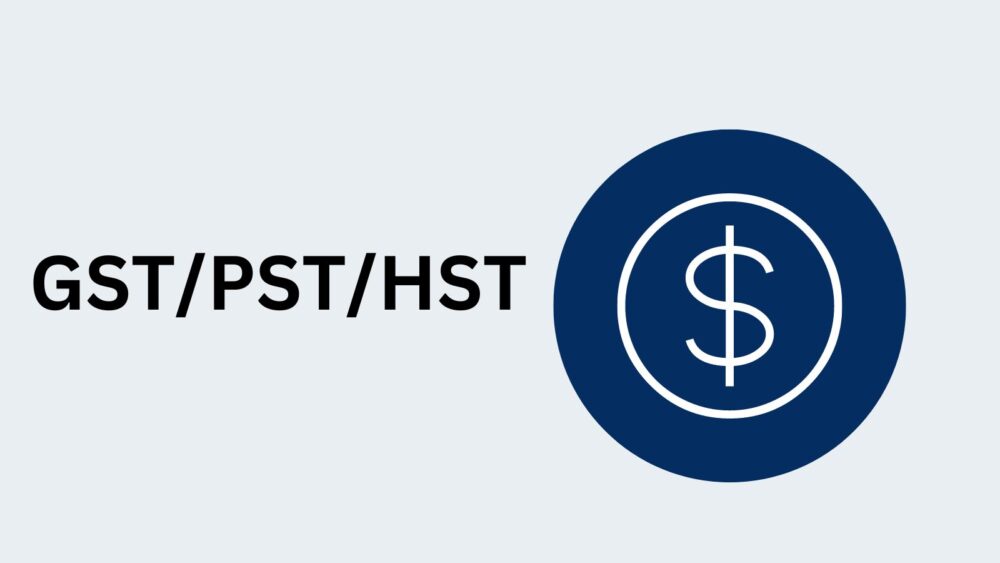 GST/PST/HST