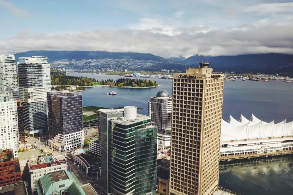 Vancouverの街並み